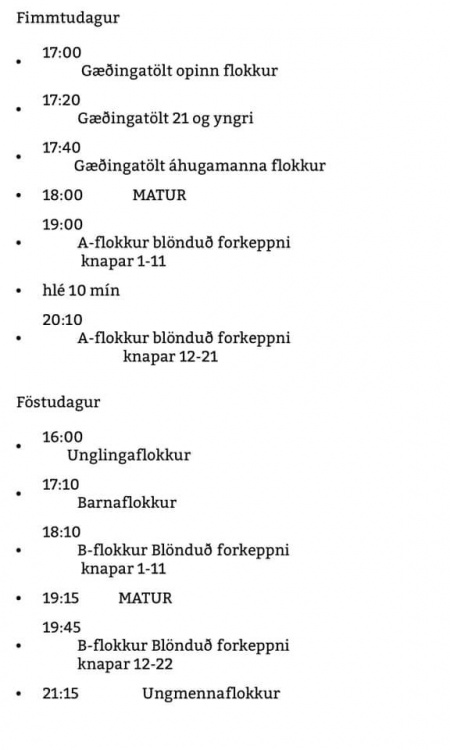 Sörli Hestamannafélag, Íþrótt, Lífstíll